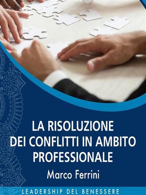 cover image of La Risoluzione dei Conflitti in Ambito Professionale